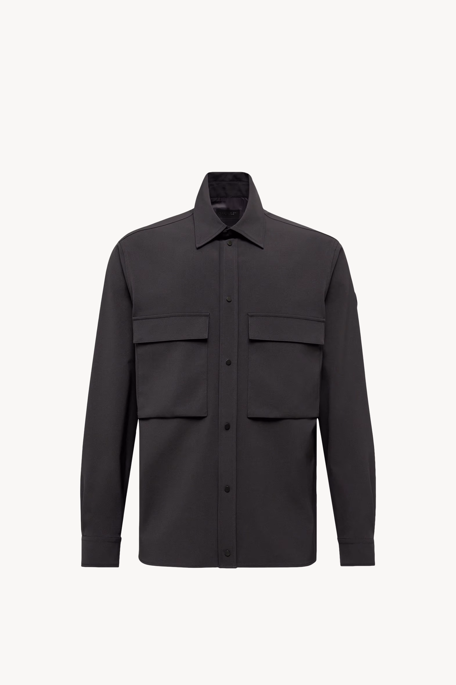 Long Sleeve Shirt Men Black Moncler 2